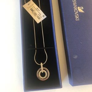 Swarovski Circle Pendant Necklace